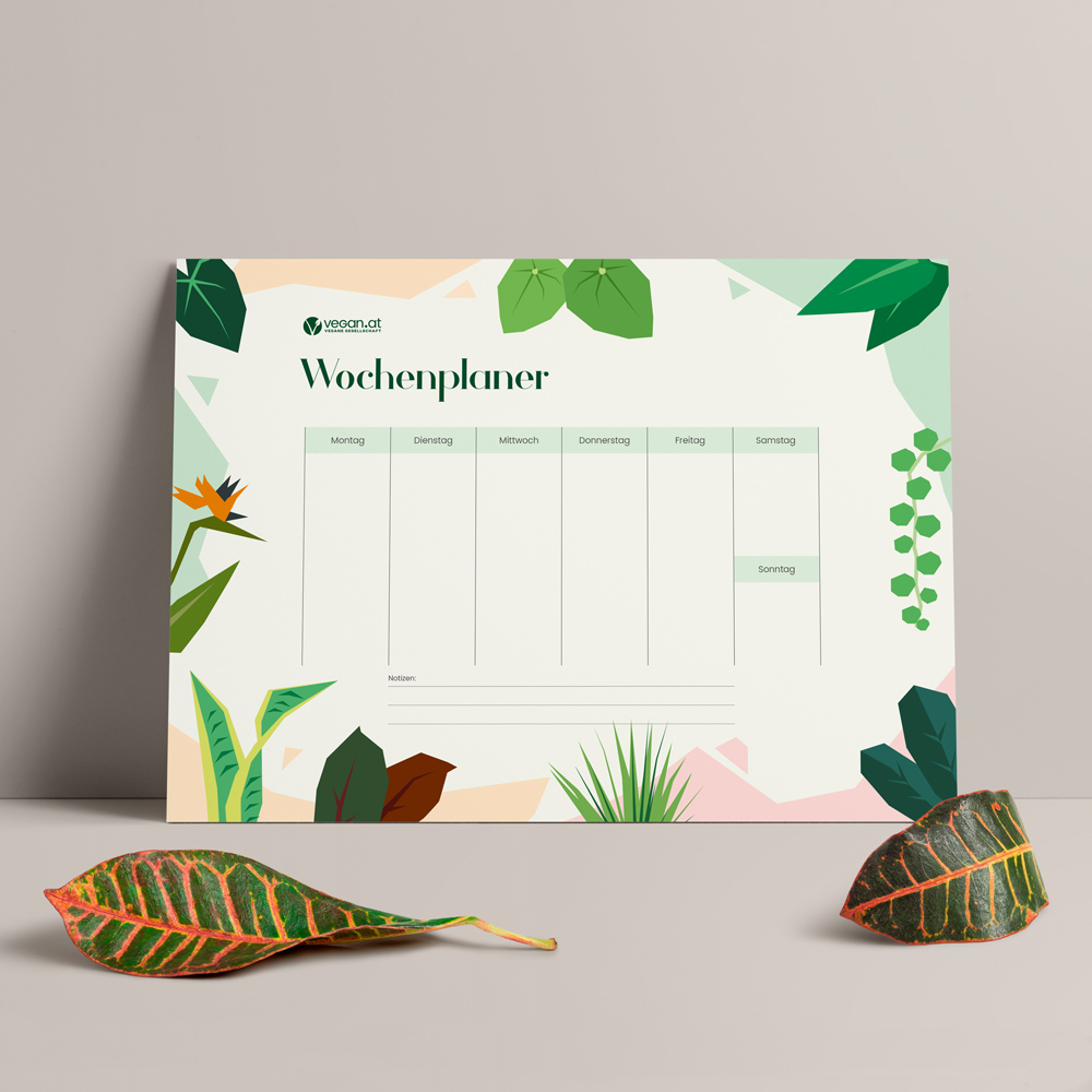 Wochenplanner Pflanzen